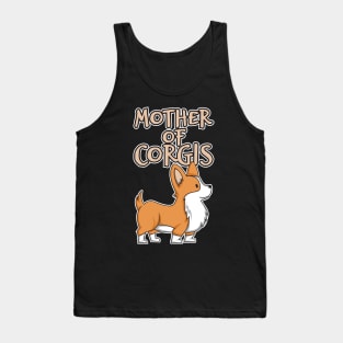 'Mother of Corgis' Adorable Corgis Dog Tank Top